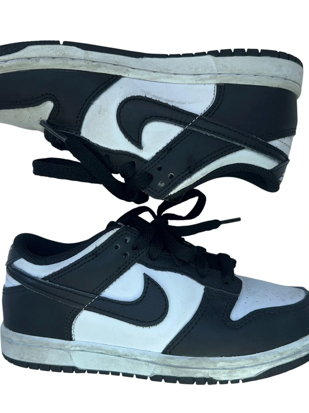 Nike Dunk Low Panda Black Kids Youth Size 13.5C CW1588-100